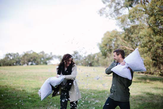 pillow fight engagement002 Nicola and Timothys Pillow Fight Engagement